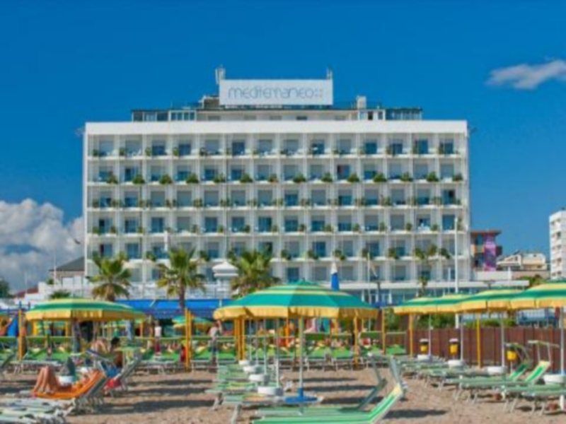 Hotel Mediterraneo Riccione Esterno foto