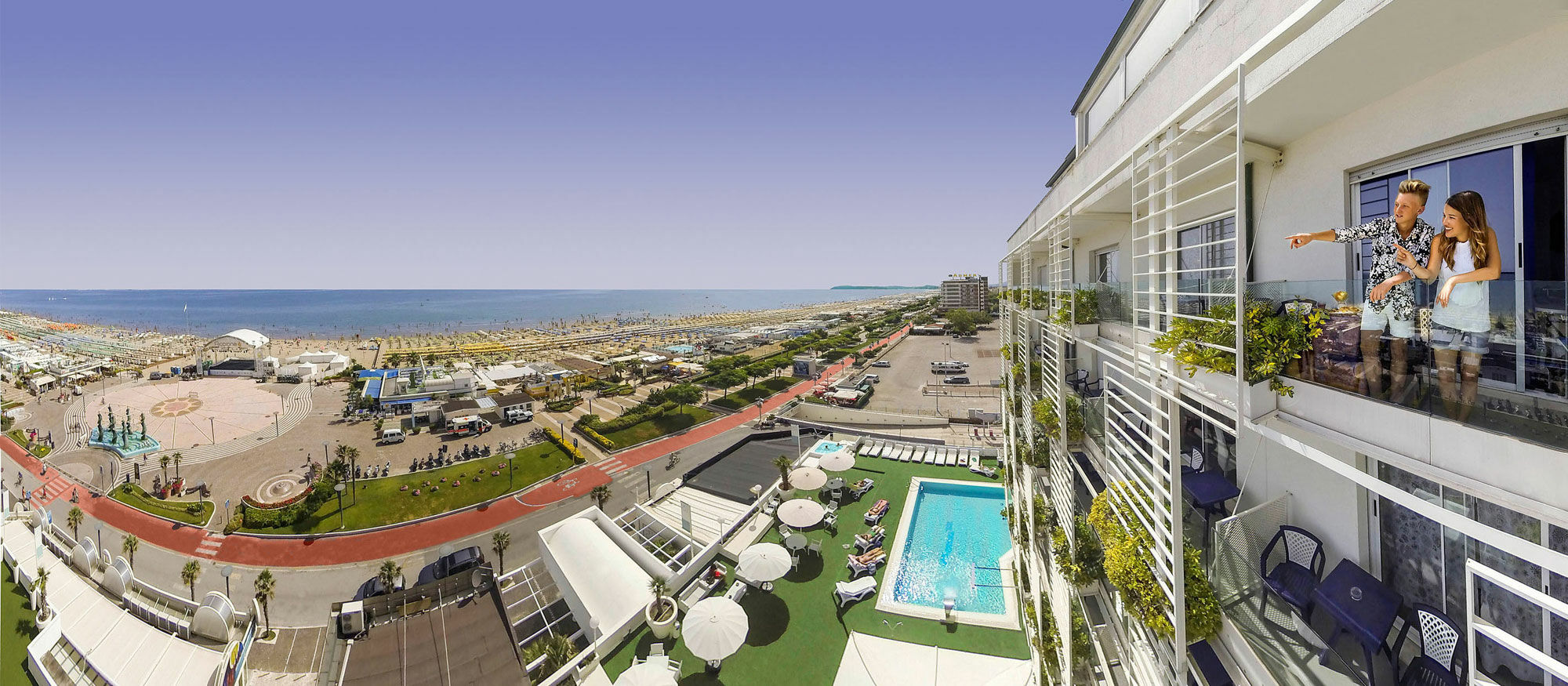 Hotel Mediterraneo Riccione Esterno foto